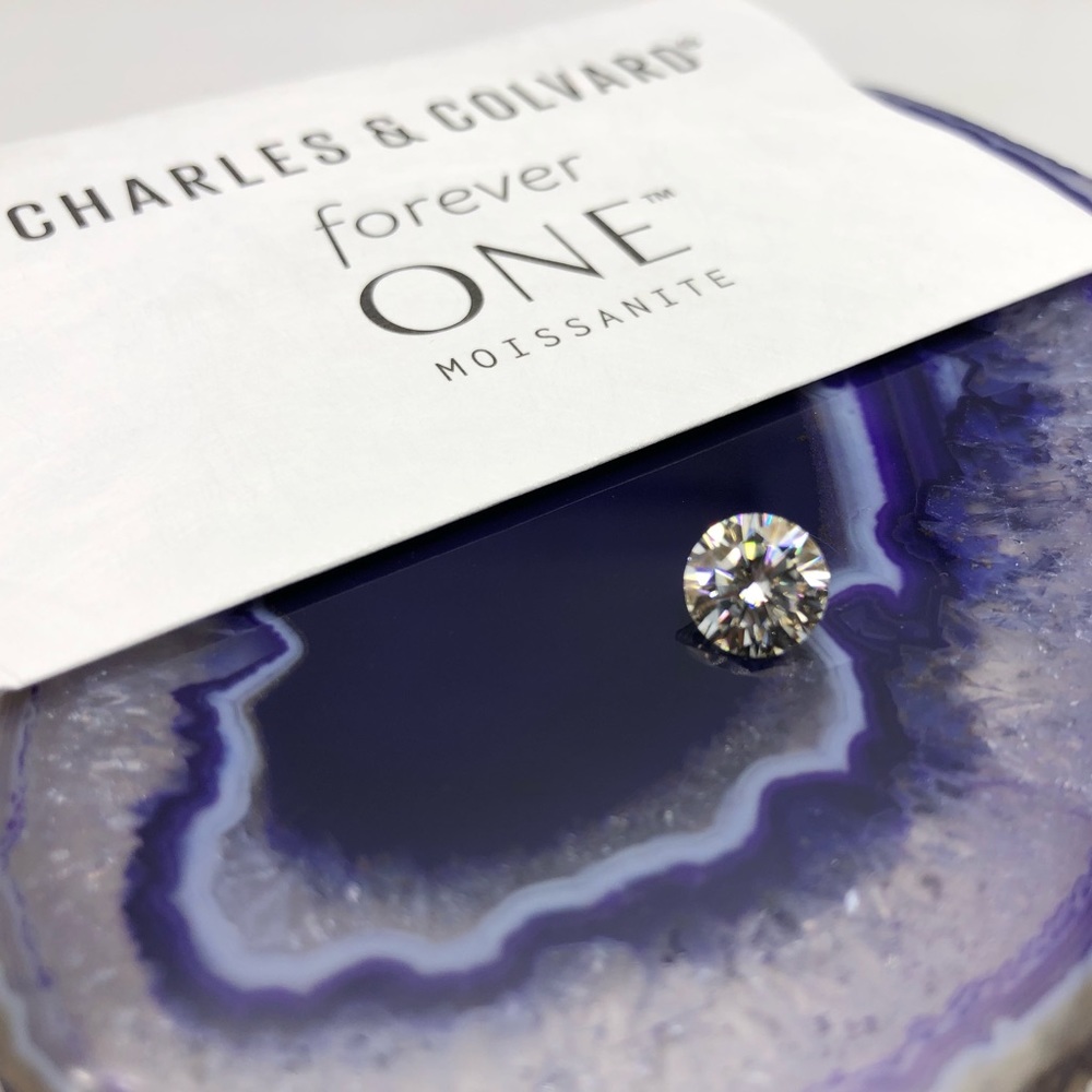 Forever One Hearts & Arrows Moissanite Gemstone